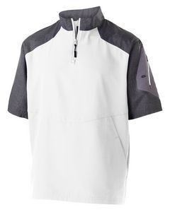 Holloway Unisex Ultra-Lightweight Aero-Tec™ Raider Short-Sleeve Warm-Up Pullover