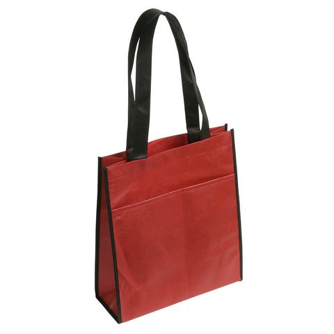 Peak Non-Woven Tote Bag with Pocket