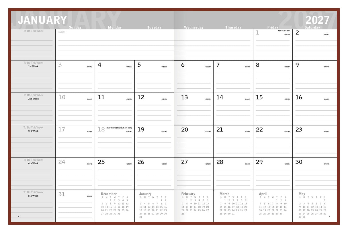 Triumph Calendars Classic Monthly Planner open image