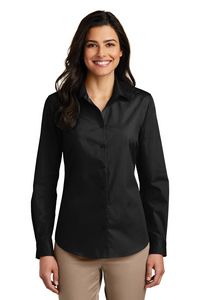 Port Authority® Ladies Long Sleeve Carefree Poplin Shirt