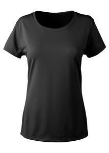 Zorrel® Ladies' Brazil Syntrel™ Short Sleeve Popcorn Knit Tee Shirt