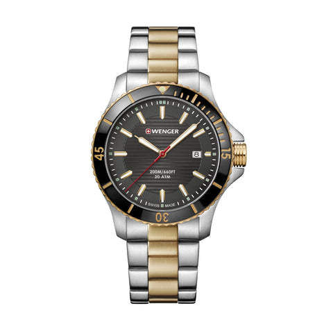 Two Tone Gray Dial Watch