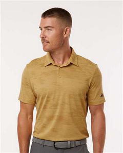 Adidas® Ultimate365 Textured Striped Polo Shirt