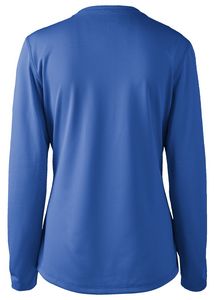 Zorrel® Ladies Barbados Syntrel™ Long-Sleeve Popcorn Knit Tee Shirt