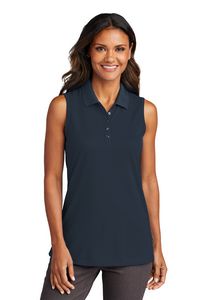 Port Authority® Ladies Dry Zone® UV Micro-Mesh Sleeveless Polo Shirt