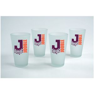 Frosted Mixing Glass Set Of 4