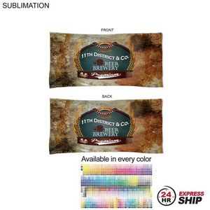 24 Hr Express Ship - Absorbent Microfiber Dri-Lite Terry Beach, Travel Towel, 22x44, Sublimated
