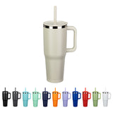 SENSO® Summit 40 oz Insulated Stainless Steel Travel Mug with Press-In Straw