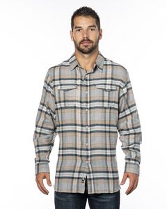 Burnside Men's Plaid Flannel Shirt