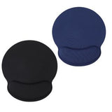 Crest Non-Slip Mouse Pad with Foam Wrist Rest