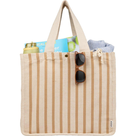 FEED Striped Carry Tote