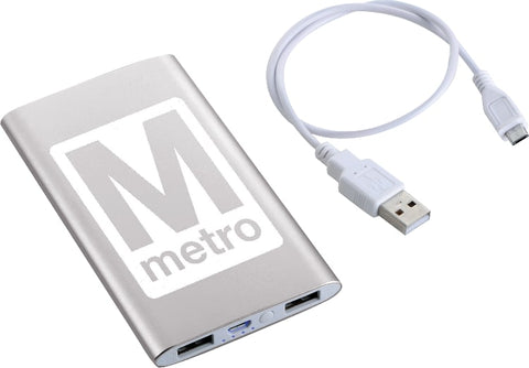 Sleek Aluminum 4000 mAh Power Bank