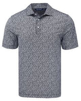Cutter & Buck Pike Eco Flora Print Recycled Mens Big & Tall Polo