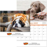 Full Colour Canine Companions Spiral Wall Calendar