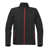 BLACK/BRIGHT RED