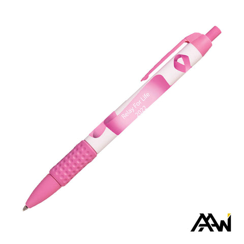 Widebody Grip Pen VividPrint? Barrel - Matte Colored Accent