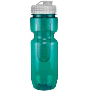 Aqua Blue/Translucent Clear Lid Blank