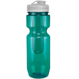 Aqua Blue/Translucent Clear Lid Blank