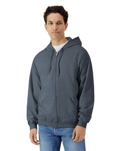Gildan Unisex Softstyle Fleece Full Zip Hooded Sweatshirt