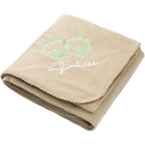 100% Recycled PET Fleece Blanket with RPET Pouch