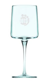 Aware Collection 11.5oz Recycled Glass stemmed wine - Etched