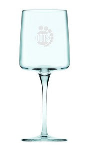 Aware Collection 11.5oz Recycled Glass stemmed wine - Etched
