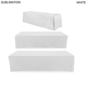 Sublimated Table Cloth for 10' table, Drape style, 4 sided, Closed Back