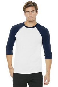 Bella+Canvas® Unisex 3/4 Sleeve Baseball Tee