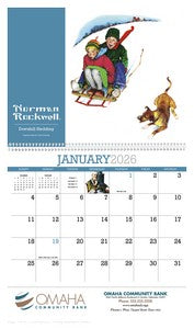 HotLine® Products Norman Rockwell Appointment Calendar - Spiral