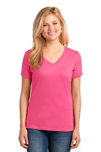 Port & Company® Ladies' Core Cotton V-Neck T-Shirt