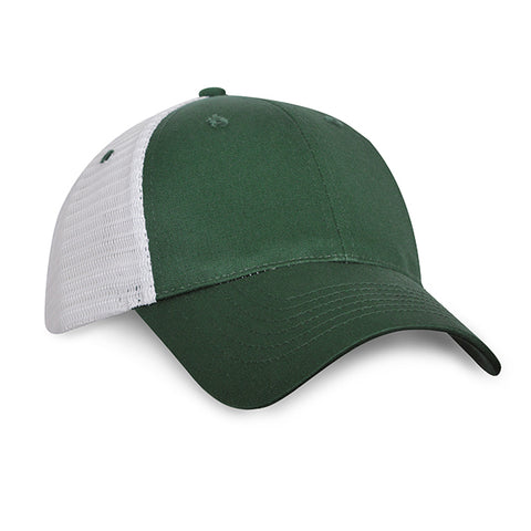 6 Panel Light Brushed Trucker Cap