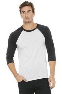 Bella+Canvas® Unisex 3/4 Sleeve Baseball Tee