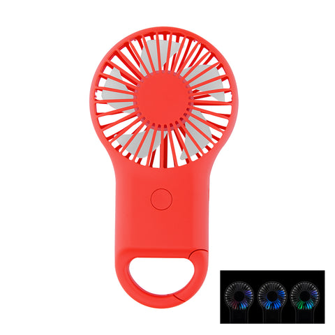 Rechargeable Handheld Fan With Carabiner 2.0
