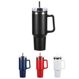 Ohana 40 oz Stainless Steel/Polypropylene Mug with Color-Matching Handle