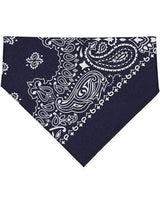 Navy Paisley Blank