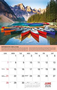 Galleria Wall Calendar 2026 World Travel