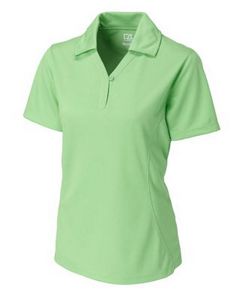 Cutter & Buck CB Drytec Genre Textured Solid Womens Polo