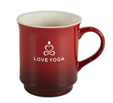 Oxford 14oz gradient red/cream ceramic mug in a Ripple gift box