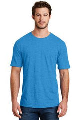 Heathered Bright Turquoise Blue Blank