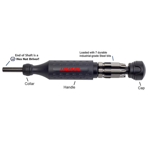 MEGAPRO® 8-In-1 Multi Bit Screwdriver