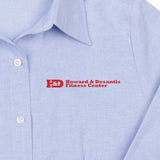 Embroidered Ladies Long Sleeve Oxford Shirt