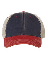 Navy Blue/Scarlet Red/Khaki Beige Blank