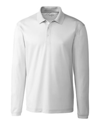 Clique Spin Eco Performance Pique Long Sleeve Mens Polo