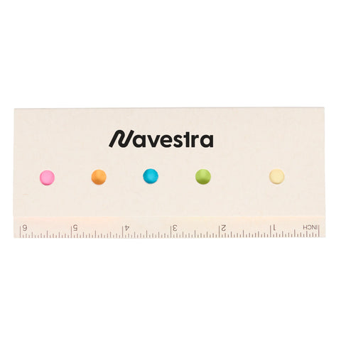 Recycled Milk Carton Sticky Notes & Ruler Pad