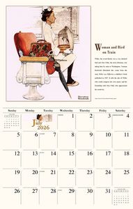 Galleria Wall Calendar 2026 Norman Rockwell
