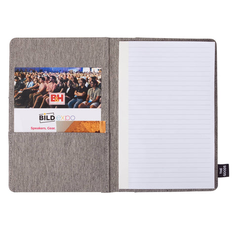 THE GOODS™ 5.5'' x 8.5'' Recycled Refillable Journal