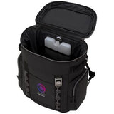 Black/Gray Logo Open Top View