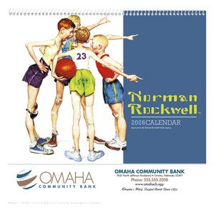 HotLine® Products Norman Rockwell Appointment Calendar - Spiral