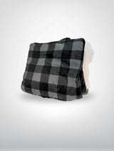 Deluxe Sherpa Throw Blanket- Buffalo Check