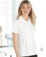 Adidas® Women's 3-Stripes Shoulder Polo